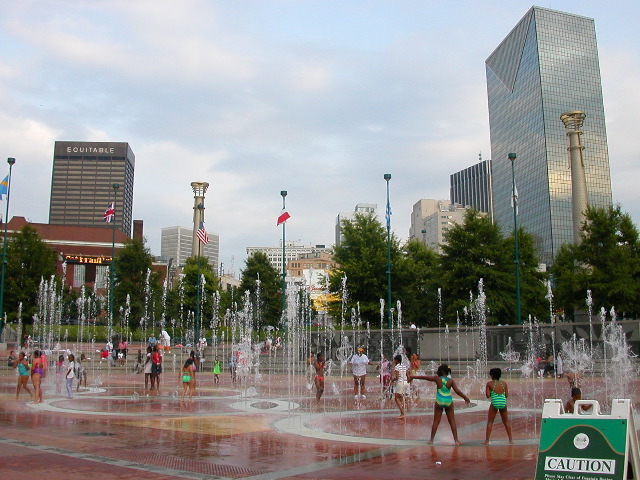 Centennial Park, in Atlanta