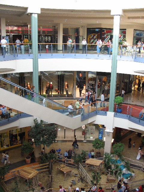 Barn in the mall