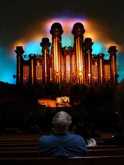 A pipe organ concert at the Mormon Tabernacle