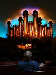 A pipe organ concert at the Mormon Tabernacle