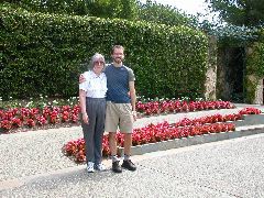Aunt Ava and I at the Dallas, TX Arboretum