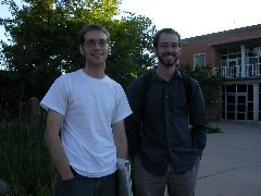 Aaron and I at St. John's in Santa Fe, NM