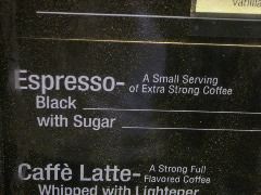 Greyhound's definition of espresso