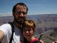 Lauren and I at the Grand Canyon