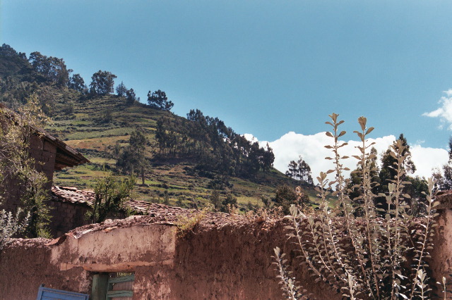 Looking out of the valley