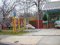 A folk artist's front yard